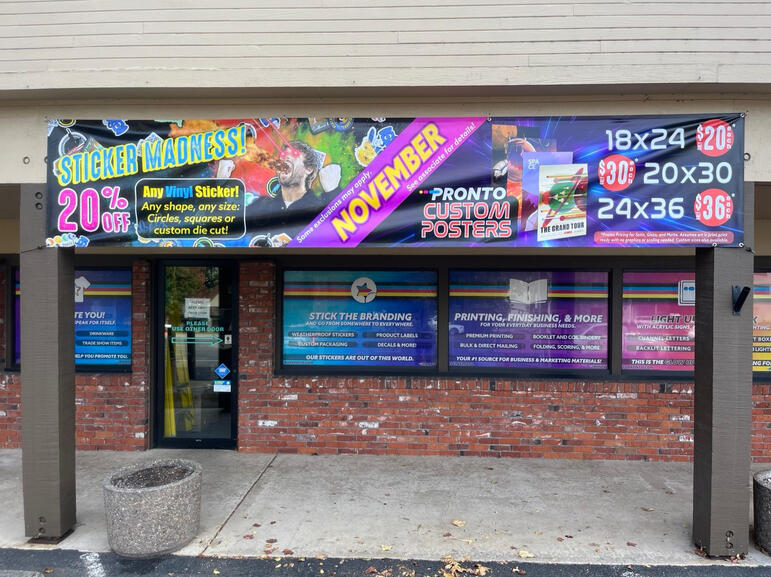 November Madness Promotional Banner @ Pronto Print Ashland