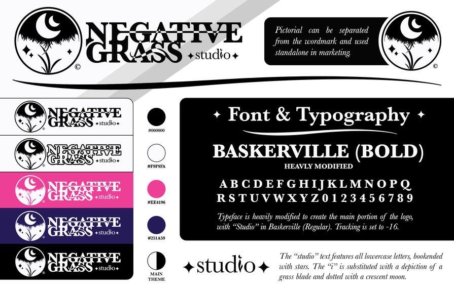 Negative Grass Style Guide Page 1