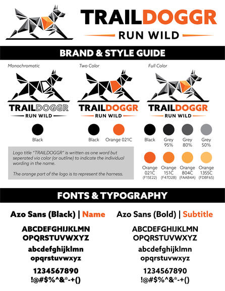 Trail Doggr Style Guide P1 Trail Doggr Style Guide P1